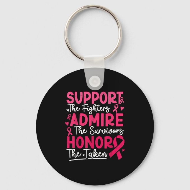 Chaveiro Combatentes de apoio Admire Sobreviventes Cancer d (Frente)