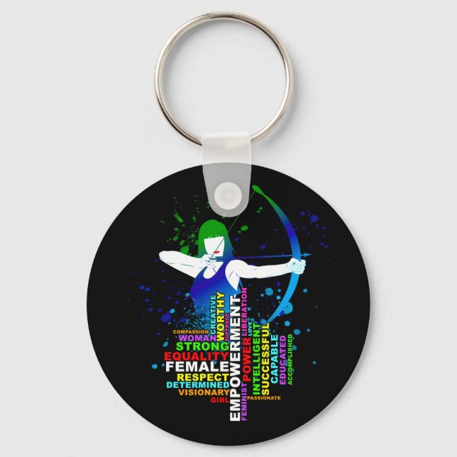 Chaveiro Combo Female Archer e Forte Mulher Cloud (Frente)