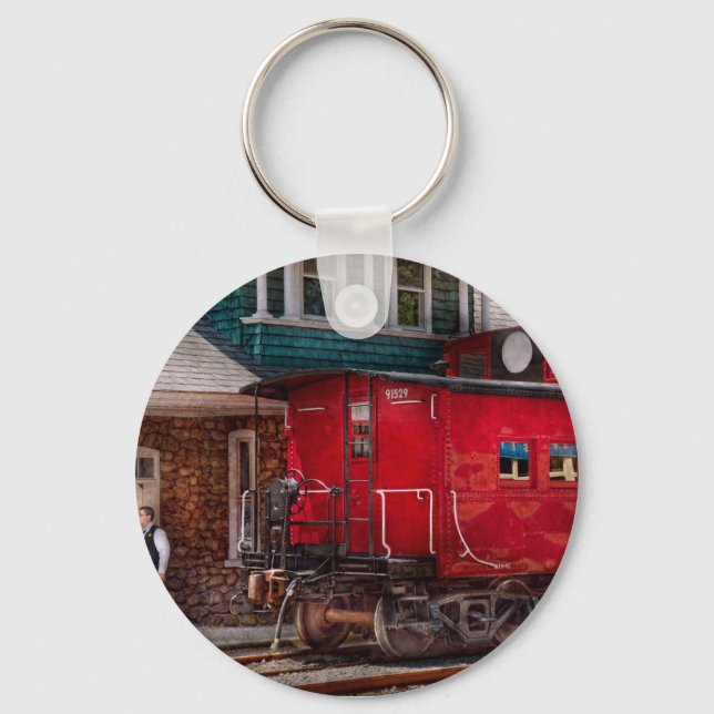 Chaveiro Comboio - Caboose - Fim da linha (Frente)