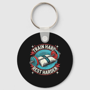 Chaveiro Comboio Hart Rest Harder Barbell Bodybuilding 1