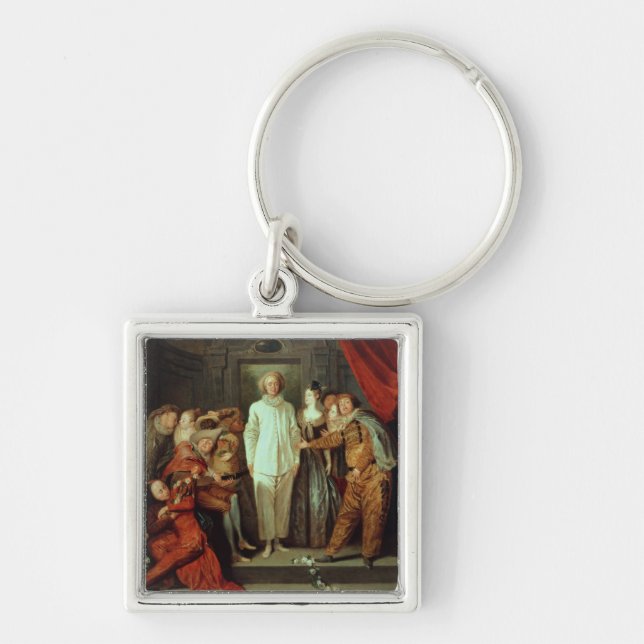 Chaveiro Comediantes italianos, c.1720 (Frente)