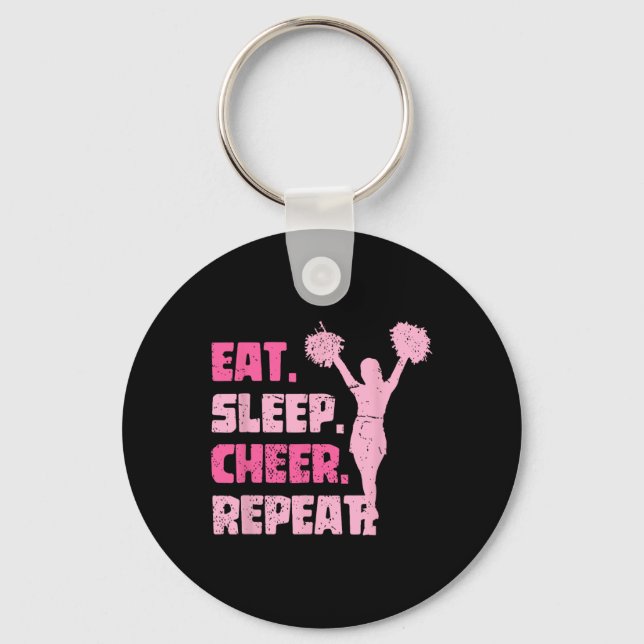 Chaveiro Comer Dormir Aplaudir Repetir Camisa engraçada de  (Frente)