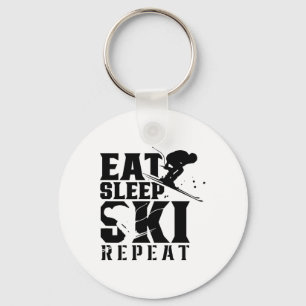 Chaveiro Comer Dormir Esqui Repetir Esportes de Inverno Esq