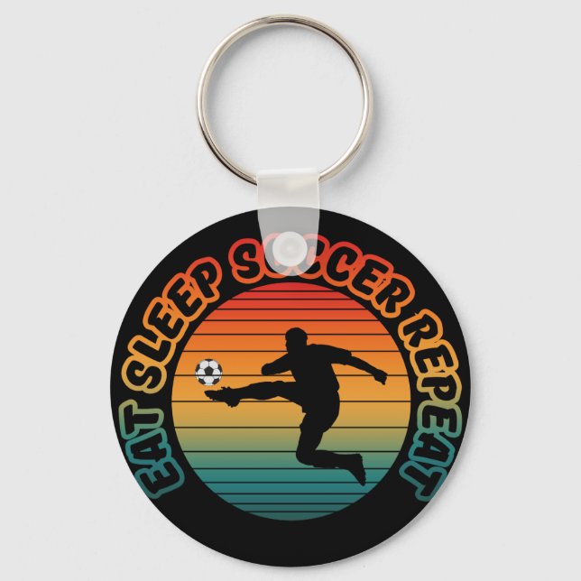Chaveiro comer dormir futebol repetir  (Frente)