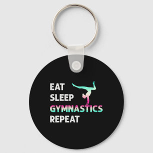 Chaveiro Comer Dormir Ginástica Repetir Garota Mulheres Div