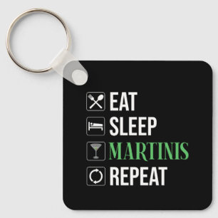 Chaveiro Comer. Dormir. Martinis. Repetir.