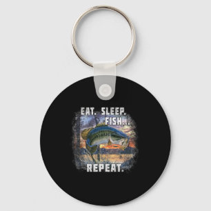 Chaveiro Comer Dormir Peixe Repetir Camiseta Pesca Pescador