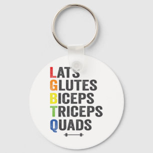 Chaveiro Cômico Lgbtq Dorsais Glúteos Bíceps Tríceps Quads