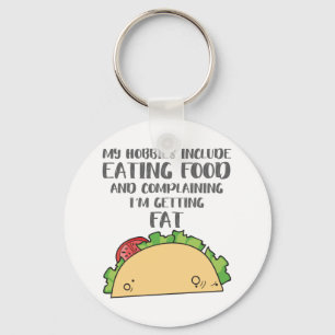 Chaveiro Comida para Hobbies Foodie Incluindo Comida Comida