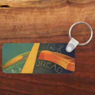 Chaveiro Comidas Saudáveis, Pão De Trigo Com Grãos Intei