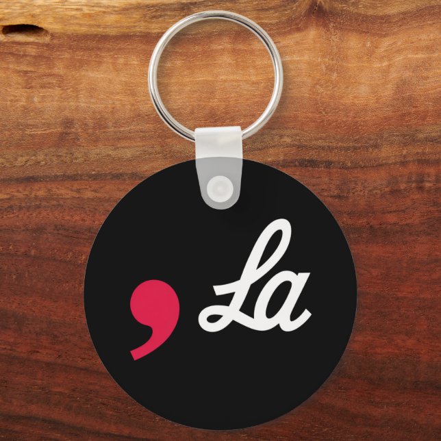 Chaveiro Comma La Funny Pontuação Kamala Harris (Frente)