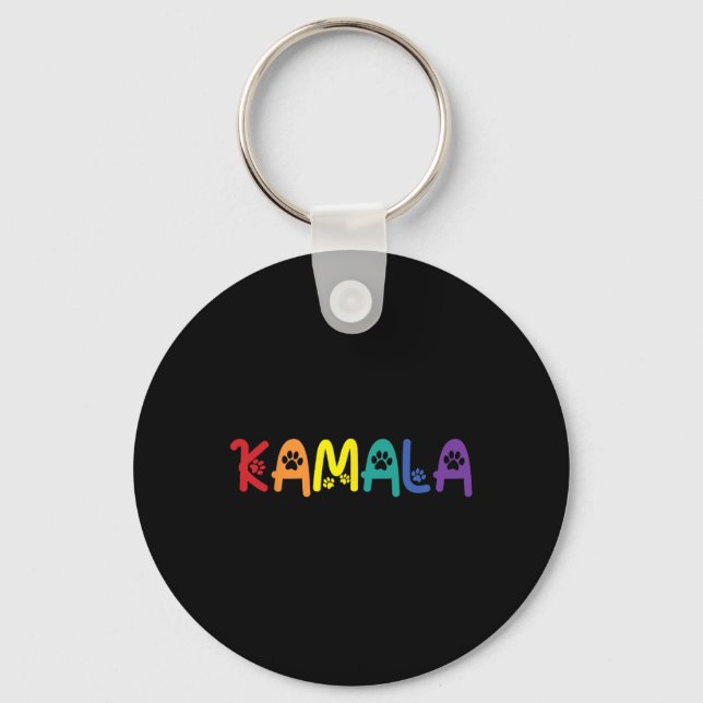 Chaveiro Comma La Harris Funny Cat Lettering Lgbt Rainbow F (Frente)