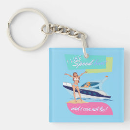 Chaveiro como barco a velocidade