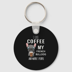 Chaveiro Como Café Com Meu Amigo Bulldog
