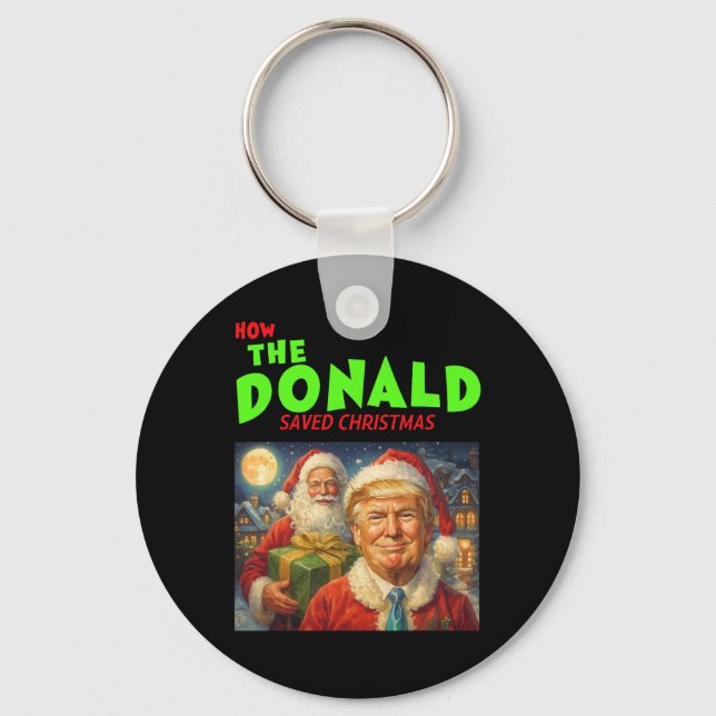 Chaveiro Como Donald Trump Salvou o Natal  (Frente)