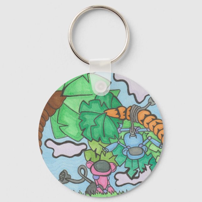 Chaveiro Como eles macacos? (Frente)