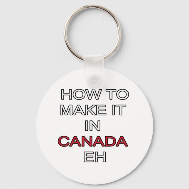 CHAVEIRO COMO FAZER ISSO NO CANADÁ EH! (Frente)