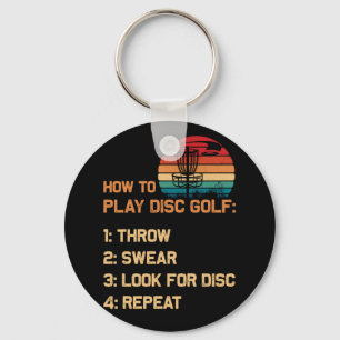 Chaveiro Como Jogar Golf Disk Golf Disk
