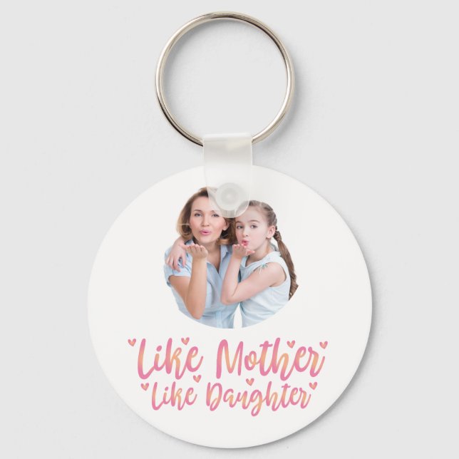 Chaveiro Como Mãe Como Filha, Presente Personalizado Da Mãe (Frente)