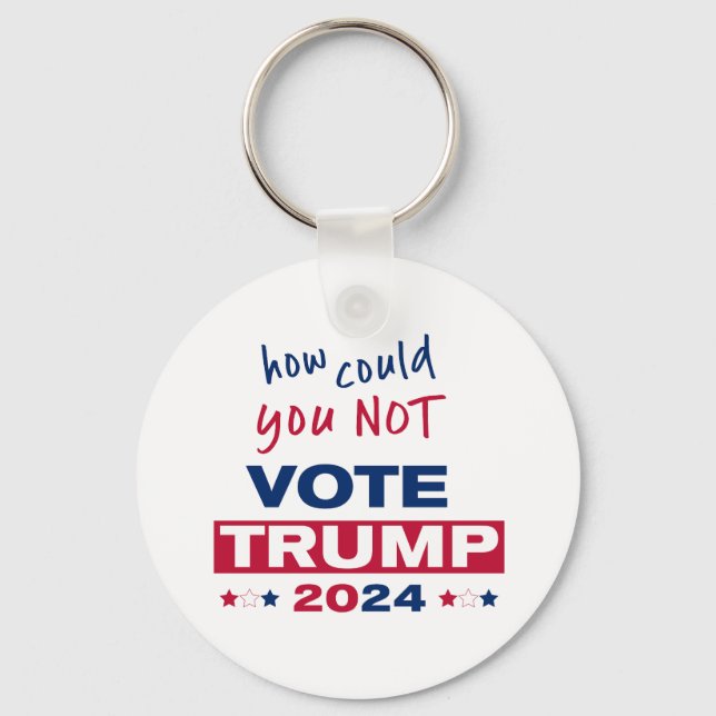 Chaveiro Como não pôde votar no TRUMP 2024 (Frente)