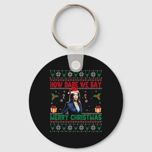Chaveiro Como ousamos dizer Feliz Natal Kamala Harris
