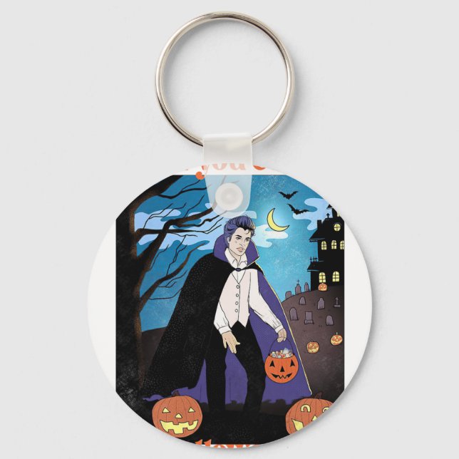Chaveiro Como Se Pudesse Sair Do Halloween Eu Dia de as Bru (Frente)