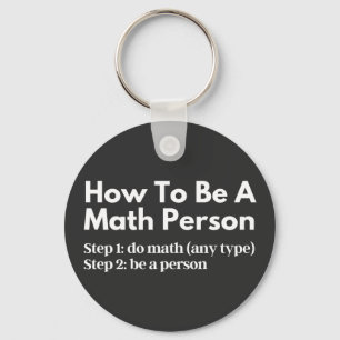Chaveiro Como Ser Uma Pessoa De Matemática