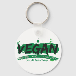 Chaveiro Compaixão pelo Amor pela Paz de Vegan