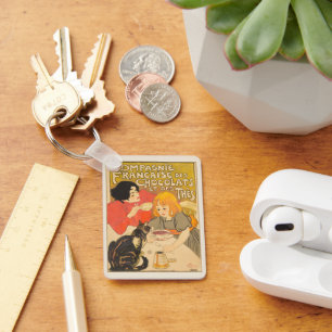 Chaveiro Companhia Francesa de Chocolates e Chás, Art Nouve