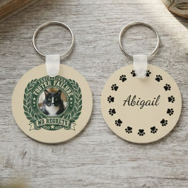 Chaveiro Compassivo Gato de Criação Vintage Sage