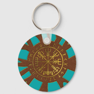 Chaveiro Compasso da navegação de Vegvisir - de Viking