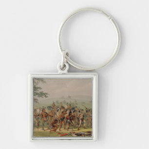 Chaveiro Competição do tiro ao arco de Mandan, c.1832