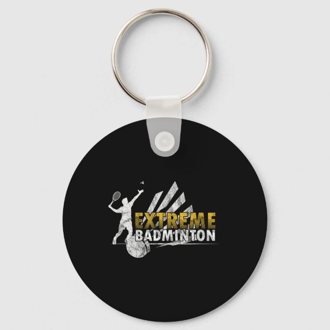 Chaveiro Competitiva Extreme Badminton Game Competitive Pla (Frente)