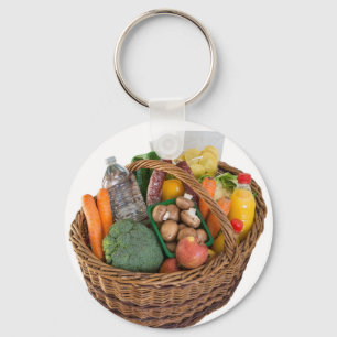Chaveiro Comprar cesto com frutas e produtos hortícolas co