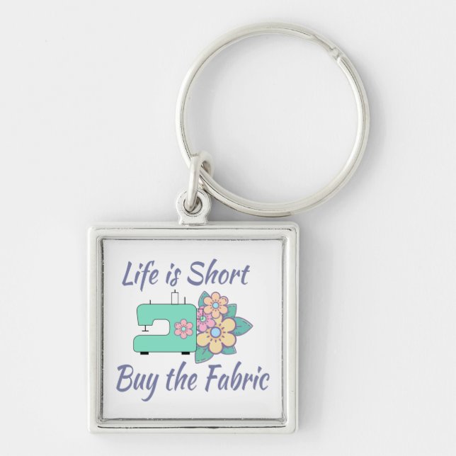 Chaveiro Comprar o Tecido, costura, colcha, artesanatos (Frente)