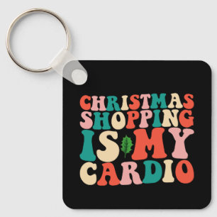 Chaveiro Compras de Natal é meu exercício cardiovascular de