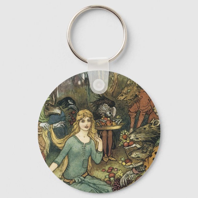 Chaveiro Compre de Nós Com um Cacho Dourado (Frente)