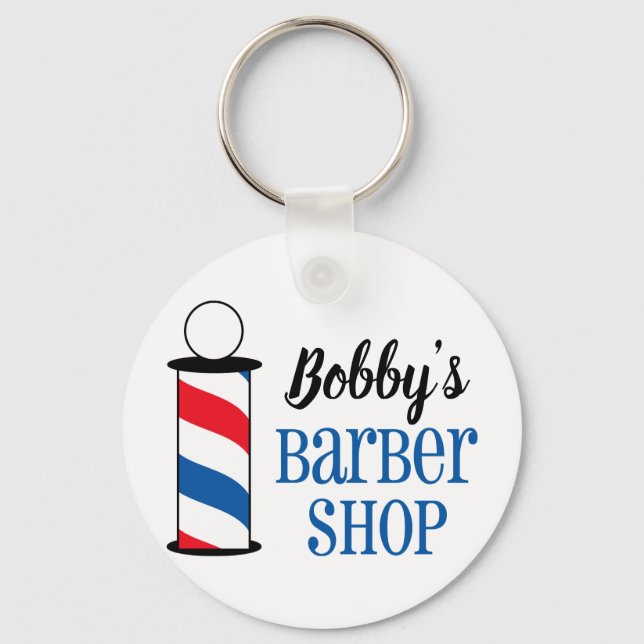 Chaveiro Compro de Barber Personalizado (Frente)