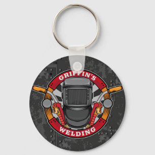 Chaveiro Compro de Soldadura de Malha Metálica de NOME Per