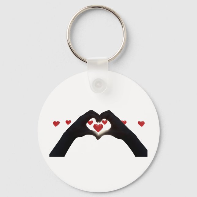 Chaveiro “Con el corazón en la mano” (Frente)