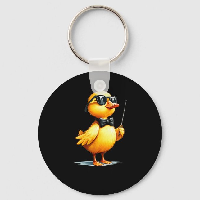 Chaveiro Conductor, Funny Duck Quote  (Frente)