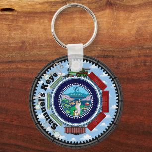 Chaveiro Condutor Personalizado do Comboio