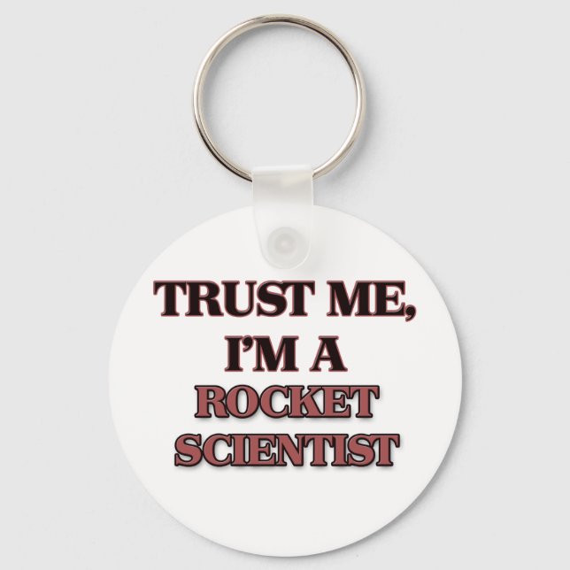 Chaveiro Confie em mim, sou um CIENTISTA DA ROCHET (Frente)