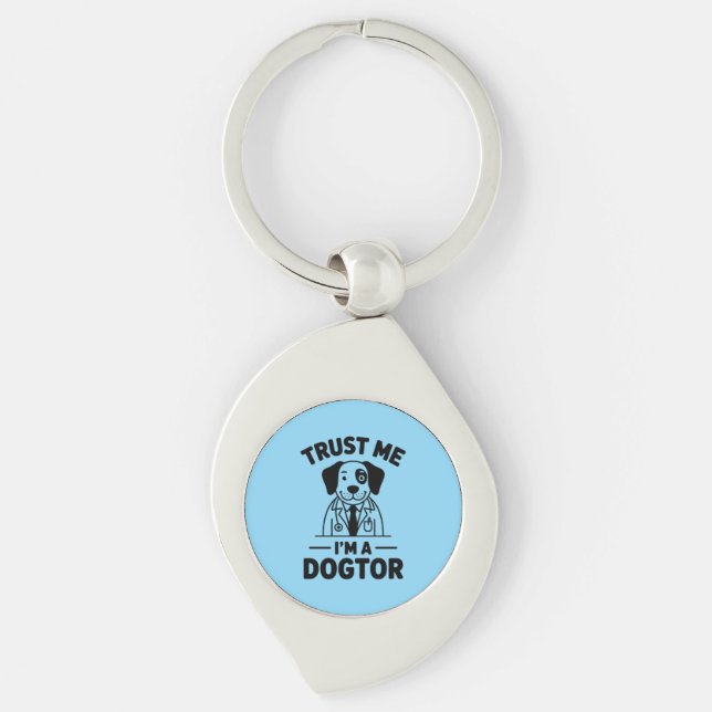 Chaveiro Confie em Mim, Sou um Dogtor (Frente)