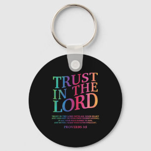 Chaveiro Confie no Senhor Jesus Cristo Irmão Irmã Deus