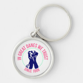Chaveiro Confie no seu Grande Dane