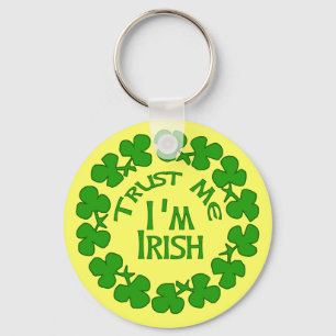 Chaveiro Confie que eu mim é produtos irlandeses