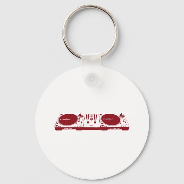 Chaveiro Configuração do Stanton DJ - Disco Jockey Music DJ (Frente)