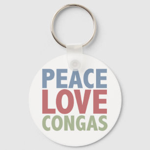 Chaveiro Congas do amor da paz