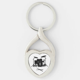 Chaveiro Conjunto de Tambores Monograma